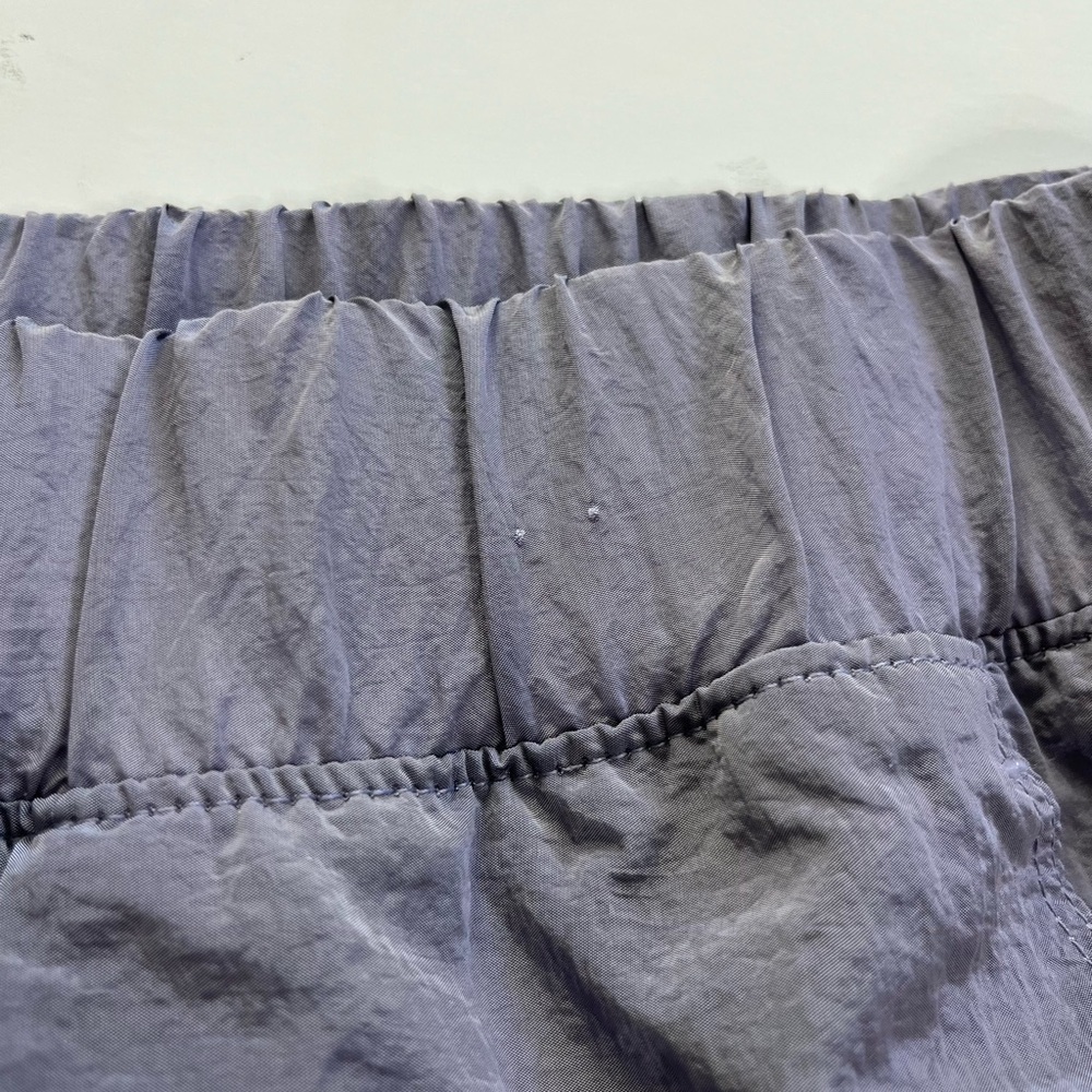 Gap Fit Fleece Lined Snap Bottoms Parachute Sweatpants Purple Size Medium P - Picture 12 of 12